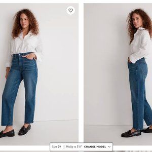 Madewell The Perfect Vintage Straight Jean in Mayfield Wash